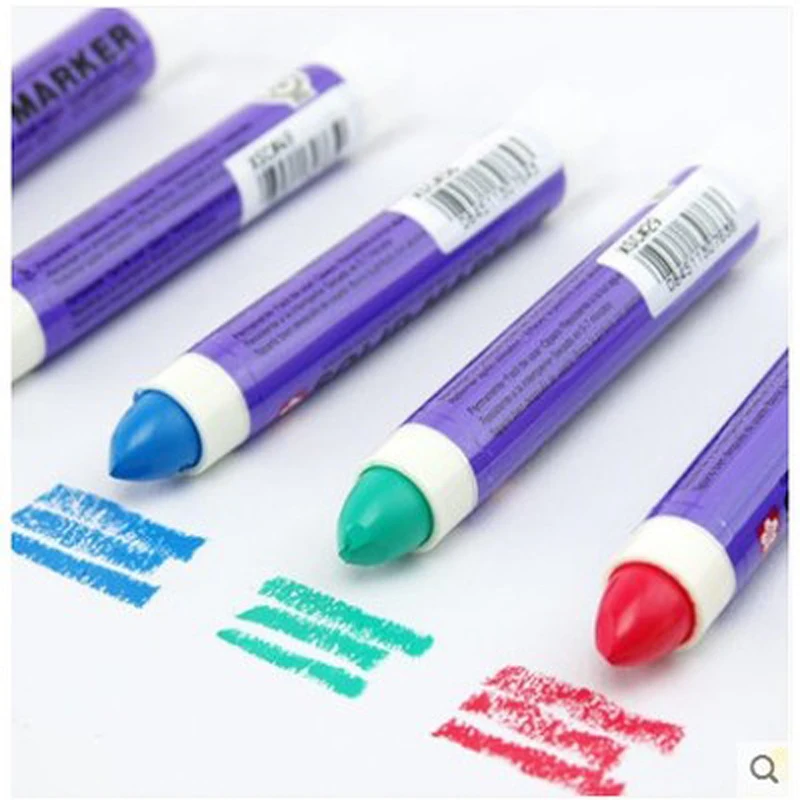 8Pcs Japan Sakura Solid Marker Industrial Pen XSC Dry Can Write on Steel Plate Water Oil Surface Multi function Pen|sakura solid marker|solid