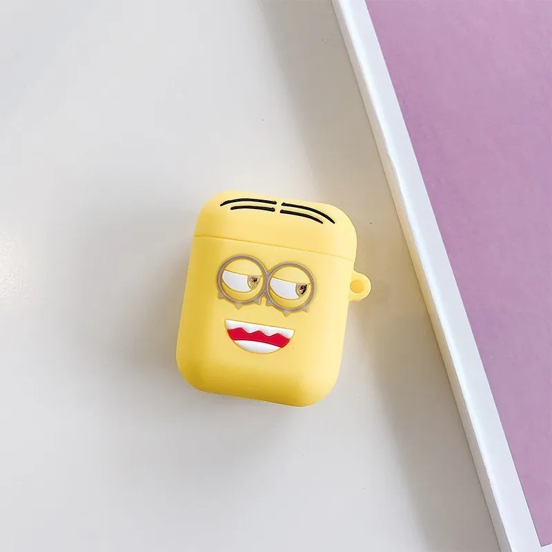 VOZRO Cartoon Wireless Bluetooth Earphone Case For Apple AirPods Silicone Charging Headphones Cases For Airpods Protective Cover - Цвет: 13