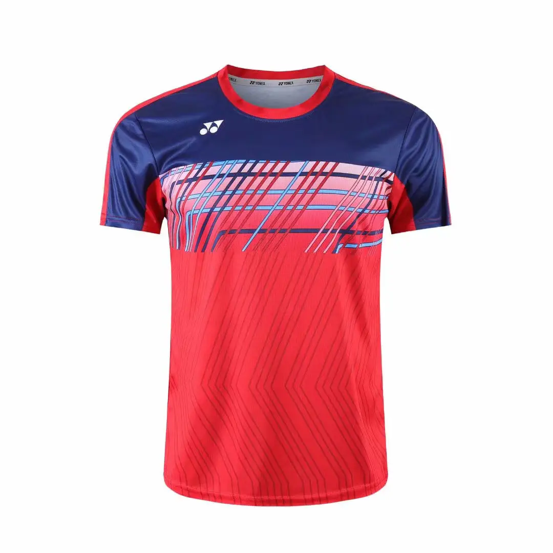 

Badminton Clothing Men's/Women's Suit 115 Short-sleeved Tops Badminton Competition Training Clothing Quick-drying and Breathable