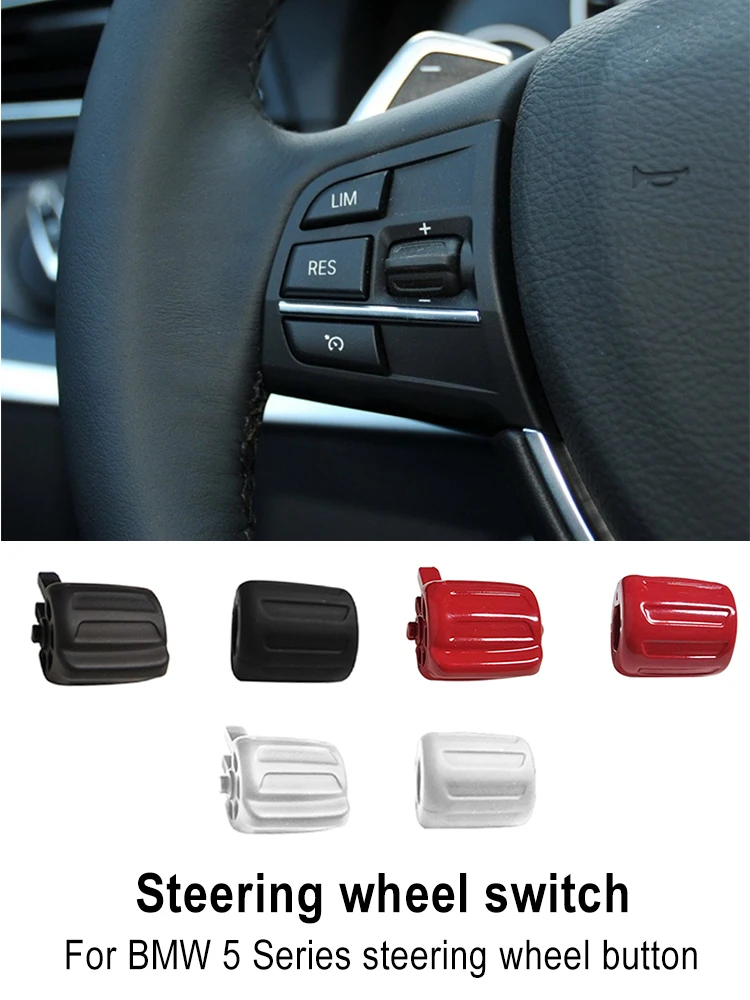 

1 Pair Multifunction Car Steering Wheel Switch Button For BMW 5/7 Series 520i 523i 528i 730li M5 ABS Car Steering Wheel Button