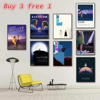 la la land film coated paper poster paper bar cafe home decor painting wall sticker