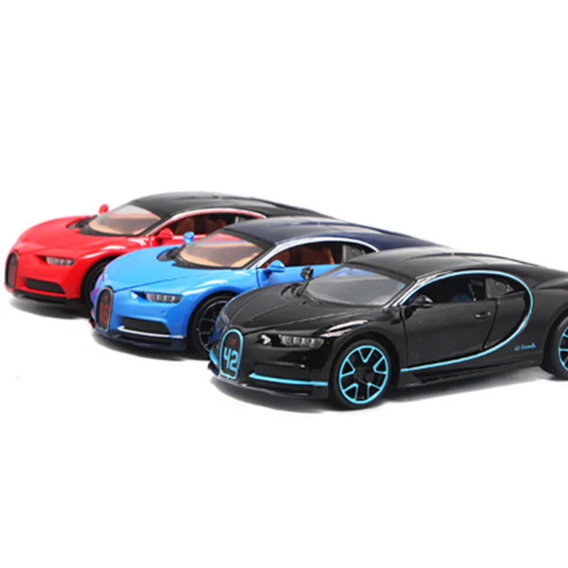 Коллекция 1:32 металлический сплав откатная модель Sportscar Bugatti Veyron 14 см литая
