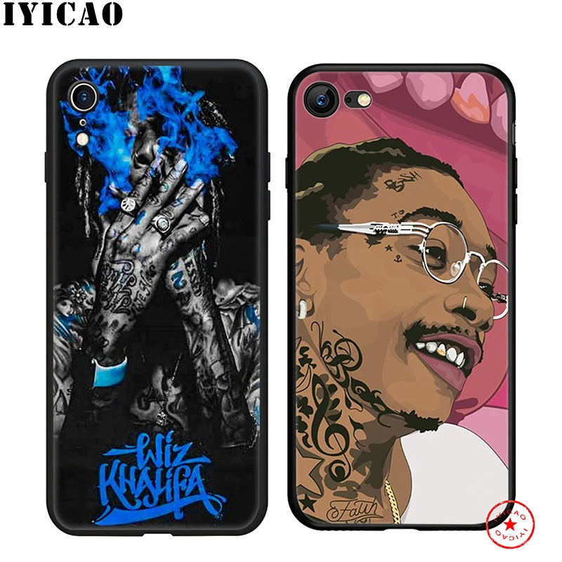 IYICAO Wiz Khalifa Rapper мягкий чехол для телефона iPhone 11 Pro XR X XS Max 6 6S 7 8 Plus 5 5S SE силиконовый TPU