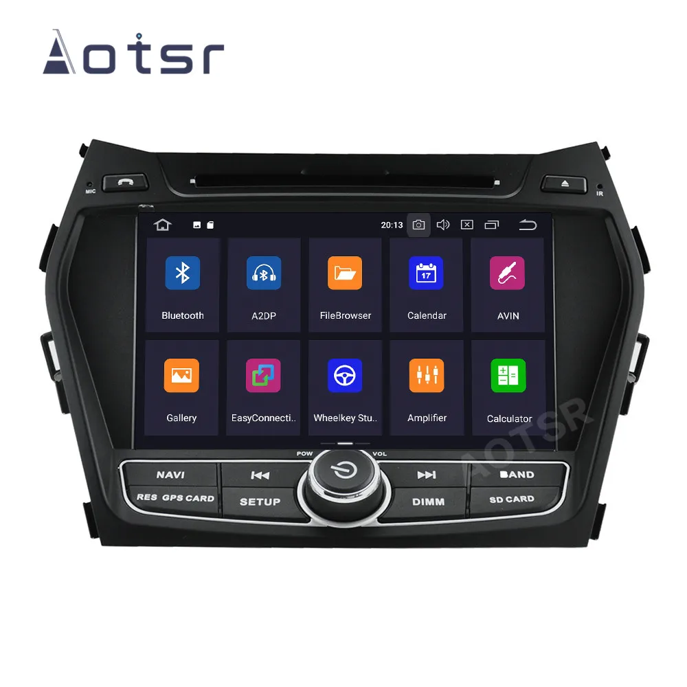 

AOTSR 2 Din Android 10 Car Radio For Hyundai IX45 Santa Fe 2014 - 2018 Central Multimedia Player GPS Navigation 2Din Autoradio