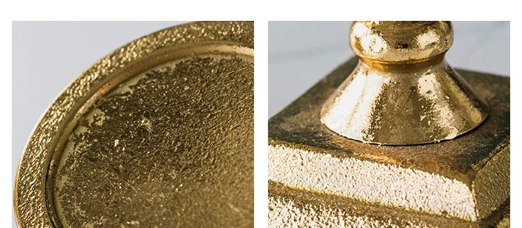 Американсветильник шный Золотой зеркальный подсвечник в стиле ретро