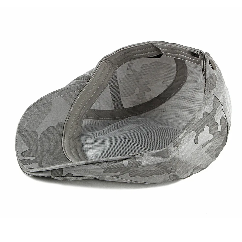

Fibonacci Summer Newsboy Caps For Men Thin Camouflage Quick-drying Hat Fashion Beret Women's Casual Forward Hat Sunshad Cap