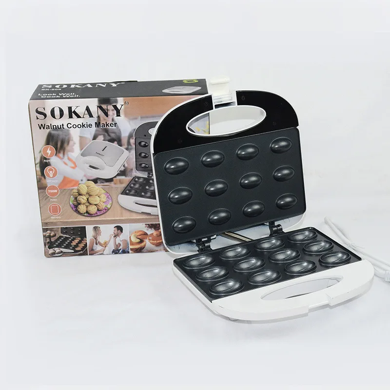 

Mini home nut machine frying pan cake machine sandwich machine baking machine 220-250V750W