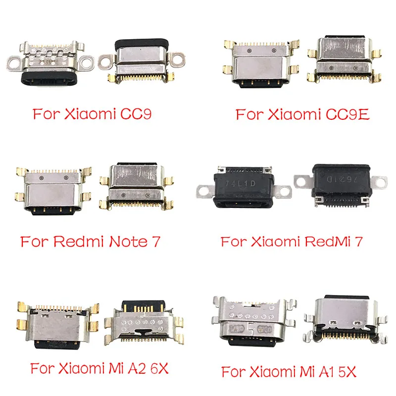 

2 шт./Лот, разъем для зарядного устройства Micro USB, разъем Jack для Xiaomi Mi A1 A2 8 9 CC9E Max3 Mix 3 Redmi Note 7 Pro