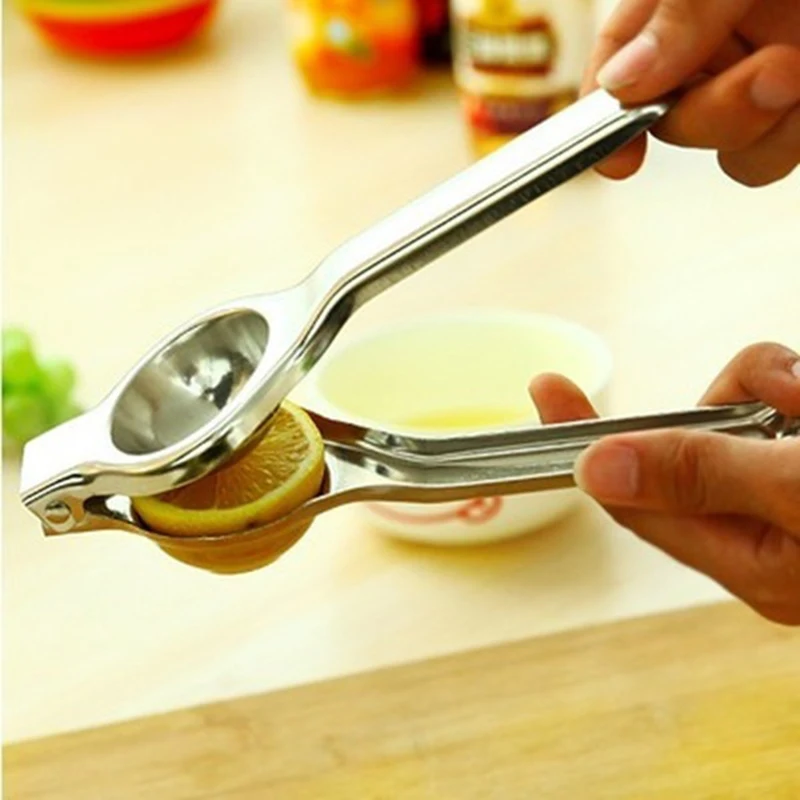 New Stainless Steel Kitchen Bar Lemon Squeezer Citrus Juicer Manual Hand Press | Fruit &amp Vegetable Tools