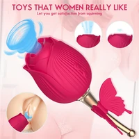 powerful rose sex toy vibrator for women clitoris nipple clit sucker vacuum stimulator for adults over 18 female toys vibrators