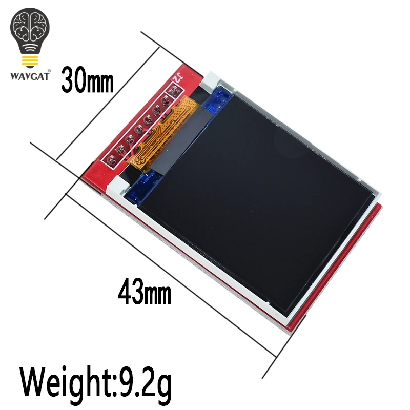 Модуль ЖК дисплея WAVGAT 5 В 3 1 44 дюйма 128*128 цветное стекло совместимое с Arduino mega2560 STM32