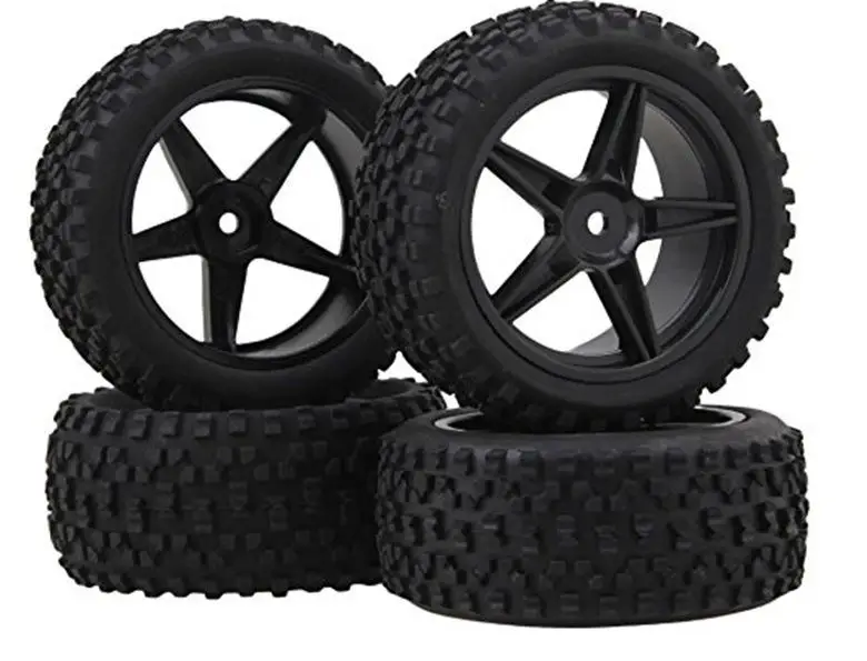 

Радиоуправляемая модель 1/10 универсальная модель автомобиля 1/10 внедорожные шины 5-точечный Звездный профиль квадратные шины-гвоздики