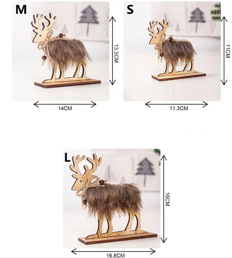 Новый год 2020 деревянные украшения сделай сам в виде лося Рождественское