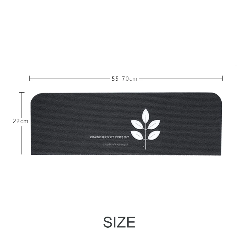 

YHA 5 pcs 55 x 22 x 4.5cm Indoor Carpet Stair Step luminous antiskid Carpet Stair Step pad stair carpet pad rubber backing