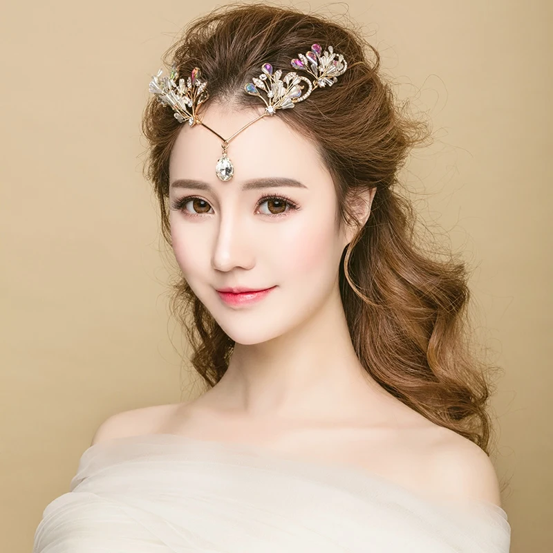 Новинка трендовые аксессуары для волос со стразами украшение в стиле барокко