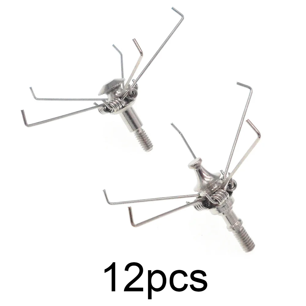 12 шт. стрельба из лука с длинными наконечниками стрел дзюдо наконечники для