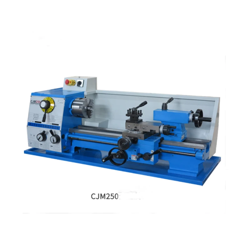 Металлический токарный станок JM250 с переменной скоростью полностью