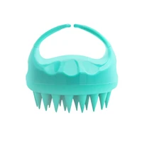 shampoo brush hair scalp massagers silicone wet dry hair shampoo brushes soft rubber comb brush for women pet hair cleaning