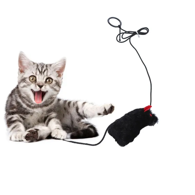 

Мягкая игрушка плюшевый длинношерстных хвост мышки для котов собака игрушки для животных интерактивный милый стиль продукты домашних живо...
