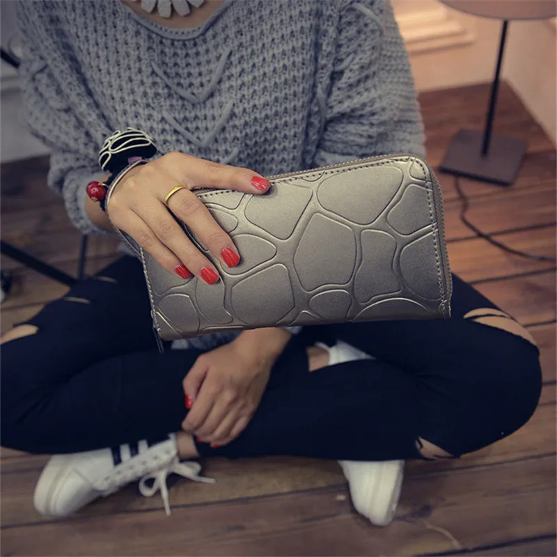 Новинка Женский кошелек из искусственной кожи вместительный женский модный