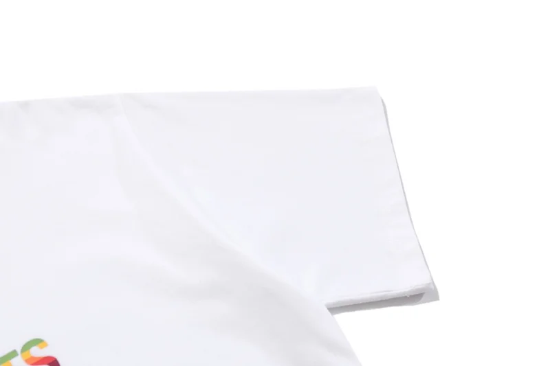 

21SS VETEMENTS T shirt Men Women Summer Tshirt High-quality Rainbow Letter Logo Print Embroidery Loose Short-sleeved T-shirt