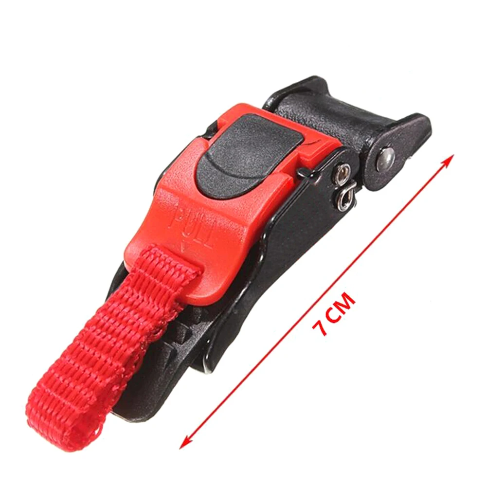 

3Pcs Motorcycle Bike Plastic Quick Release Helmet Pull Chin Strap Buckle Clip