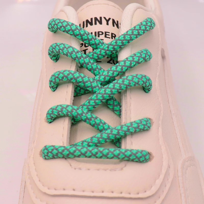 

Coolstring 4.5MM Emerald Green Reflective Laces Advanced Eco-Friendly Luminous Ropes Funny Use For Jungle Secret Field Adventure