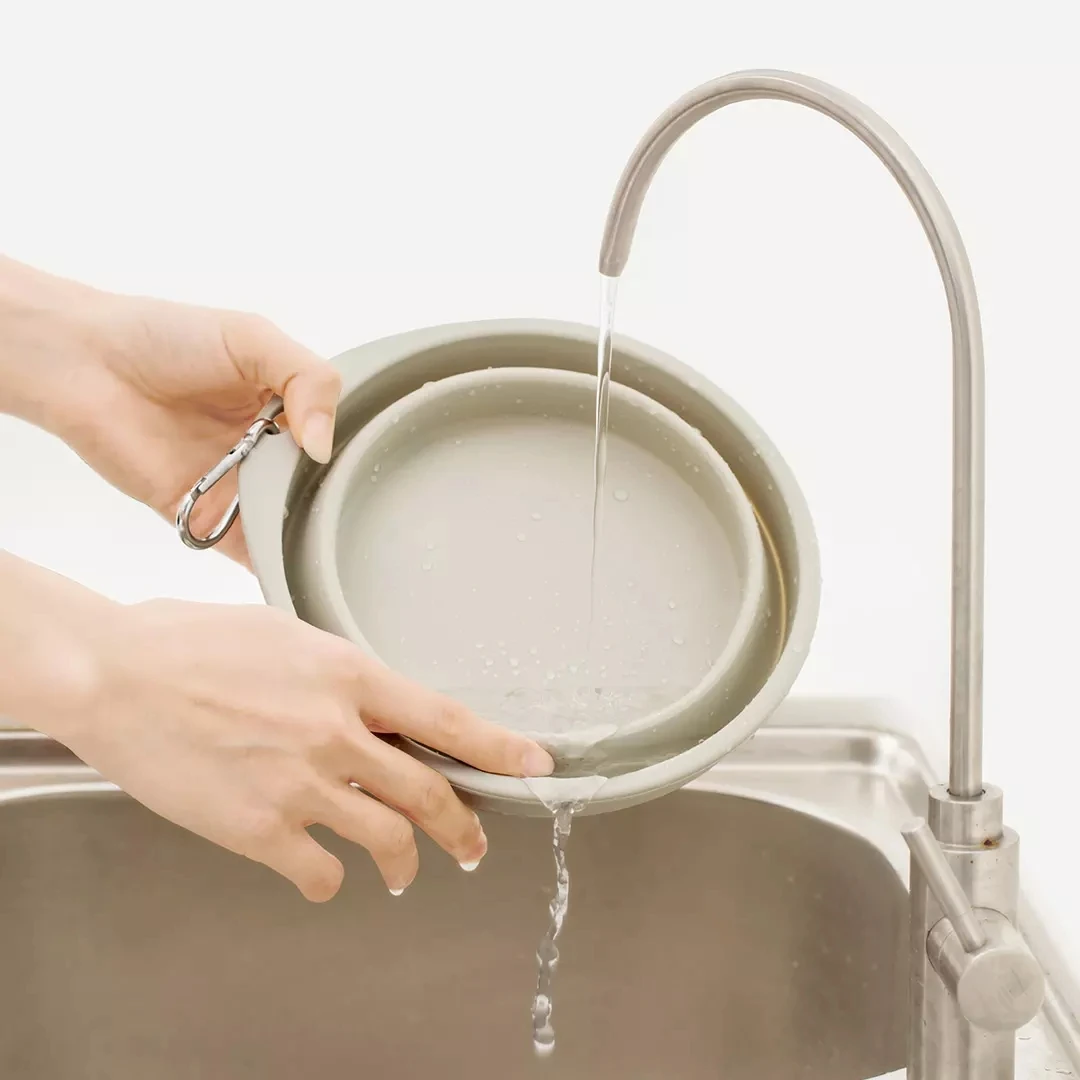 

New Xiaomi Folding Pet Feeding Bowl Foldable Cat Dog Food Container Travel Portable Water Bowl Feeder Eco-friendly Silicone