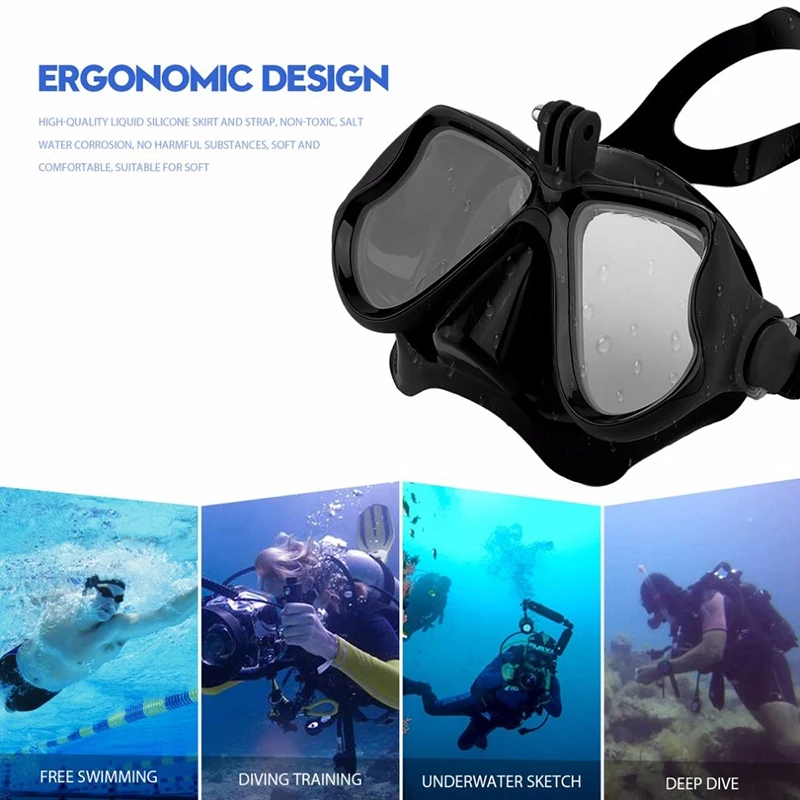Подводная камера Дайвинг маска плавательные очки для Dji Osmo действие/Gopro/Sjcam