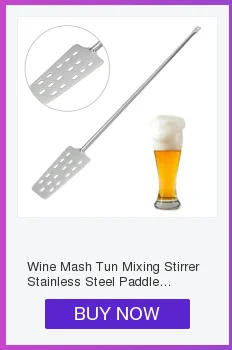 Вино Mash Tun смесительная мешалка из нержавеющей стали весло доморощенное с 15 отверстиями домашний кухонный бар пивное вино пивоваренные инструменты барная посуда
