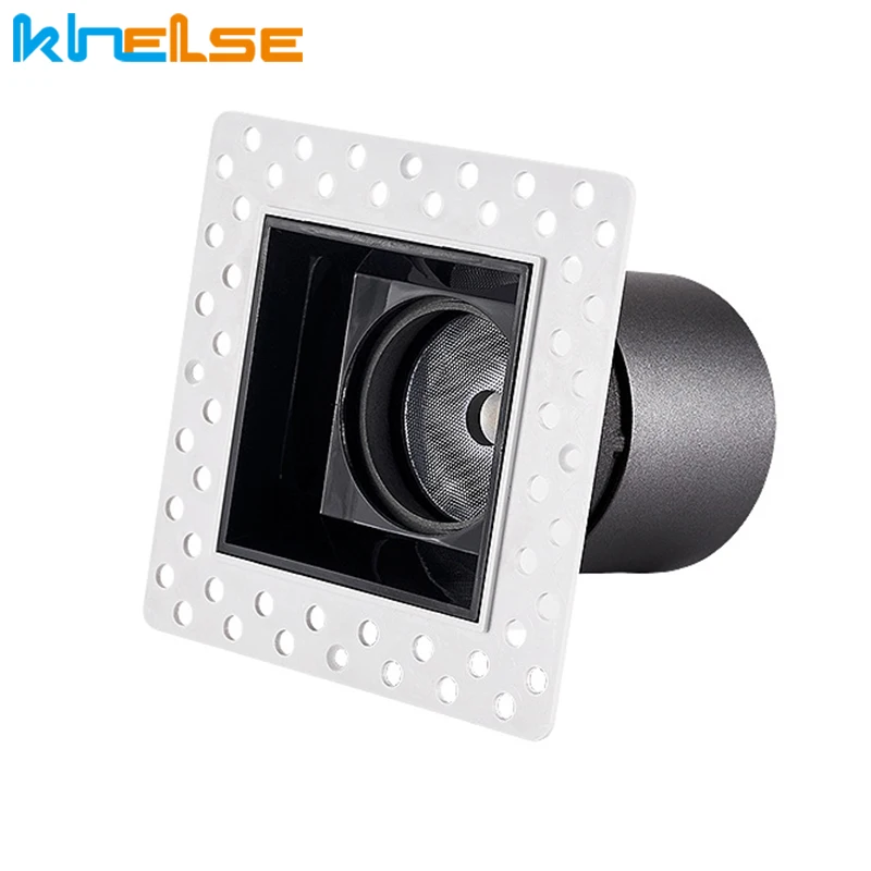 Точечный светильник встроенный потолочный светодиодный 7 Вт/12 Вт COB квадратный