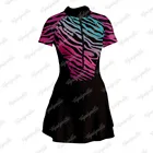 Велосипедный комплект Wyndymilla, юбка, велосипедная одежда, юбка для триатлона, платье, костюм с коротким рукавом, одежда для Майо, одежда для спортзала, бега, спорта