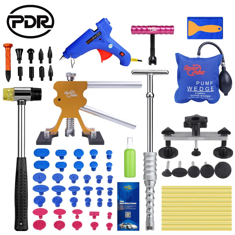 Супер PDR инструментов набор для ремонта град Дент молоток вмятин демонтажный