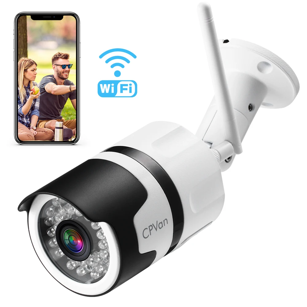 CPVan IP6 IP камера уличная видеокамера wifi HD 1080P Wi-Fi пуля камера с водонепроницаемым ночным видением обнаружения движения беспроводной открытый видео Surveillanc