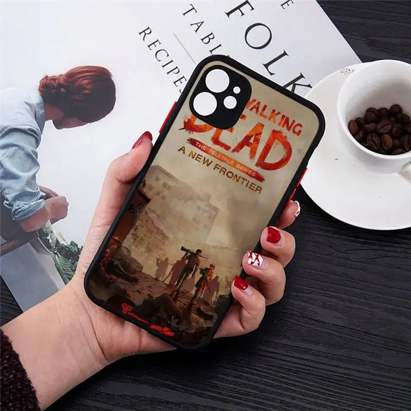 

The Walking Dead Phone Case matte transparent For iphone 7 8 11 12 plus mini x xs xr pro max cover