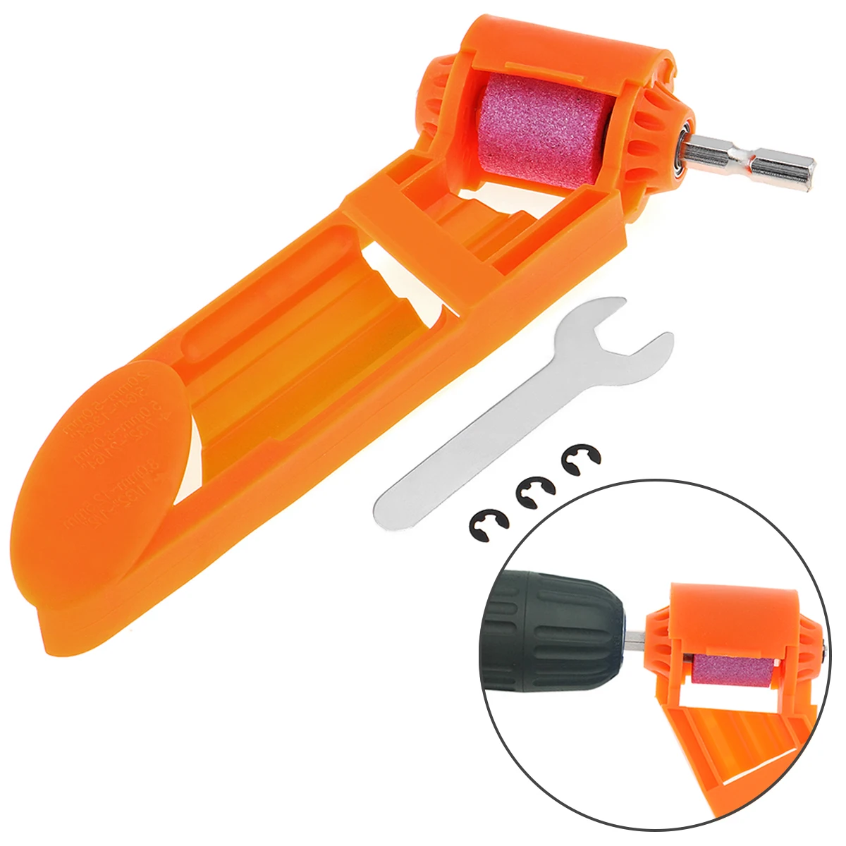 2-12 5 мм сверло точилка портативный корунд шлифовальный инструмент с пряжкой для