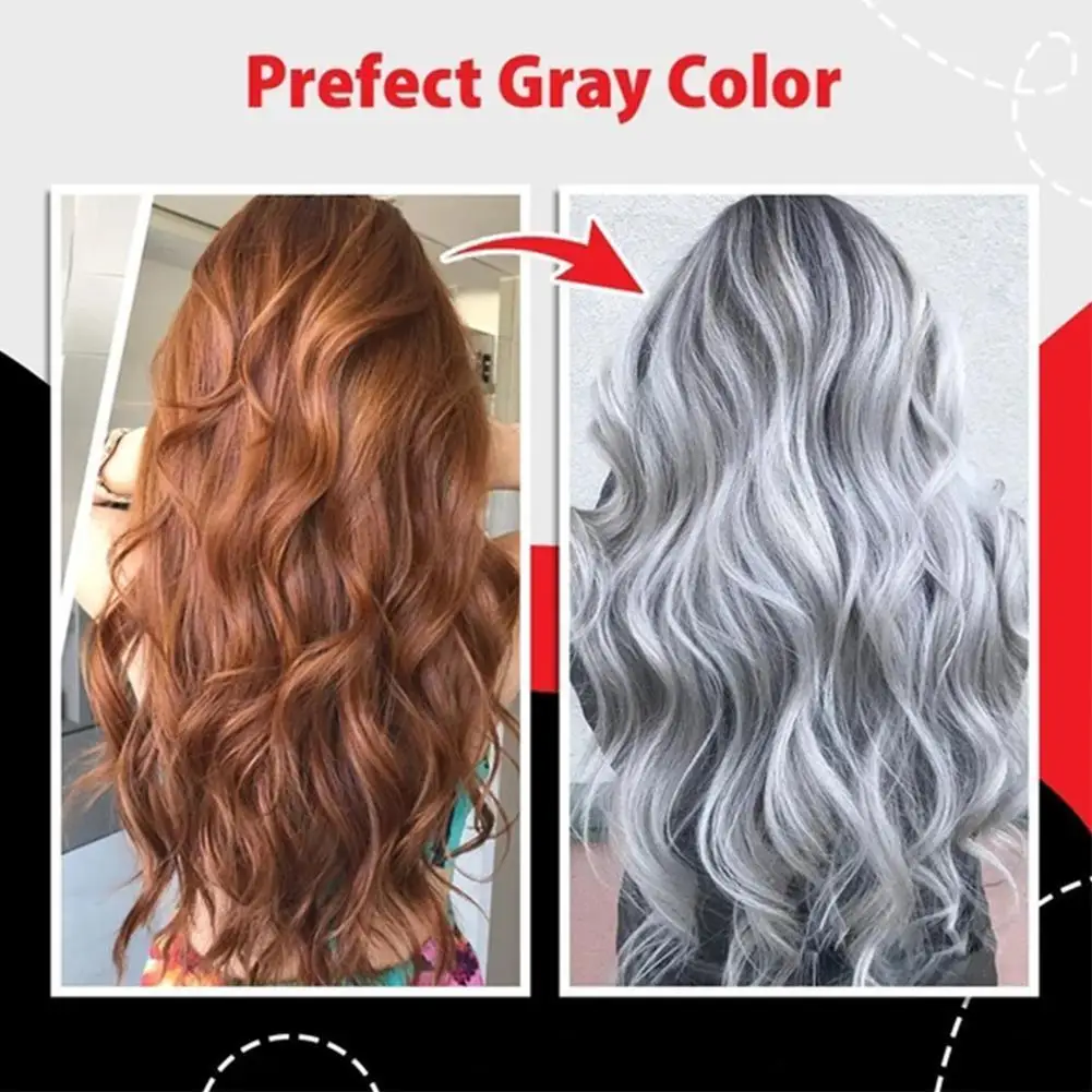 

Gray Hair Dye Fashion Hair Gream Smoky Gray Unisex Hair Creams Cream Permanent Dye Hair Super Nature J2N8