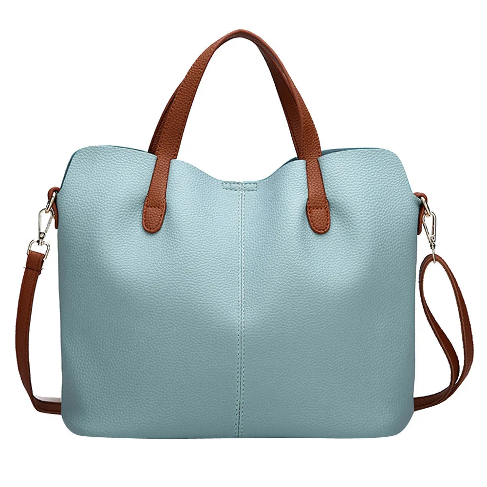 Женская сумка модная кожаная однотонная сумка через плечо на молнии на плечо Bolsa Feminina сумки Прямая Bolso Mujer# YL5