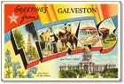 Galveston Техас tx старая ретро винтажная открытка для путешествий репродукция металлический знак Искусство Настенный декор стальной знак жестяной знак 8x12 дюймов