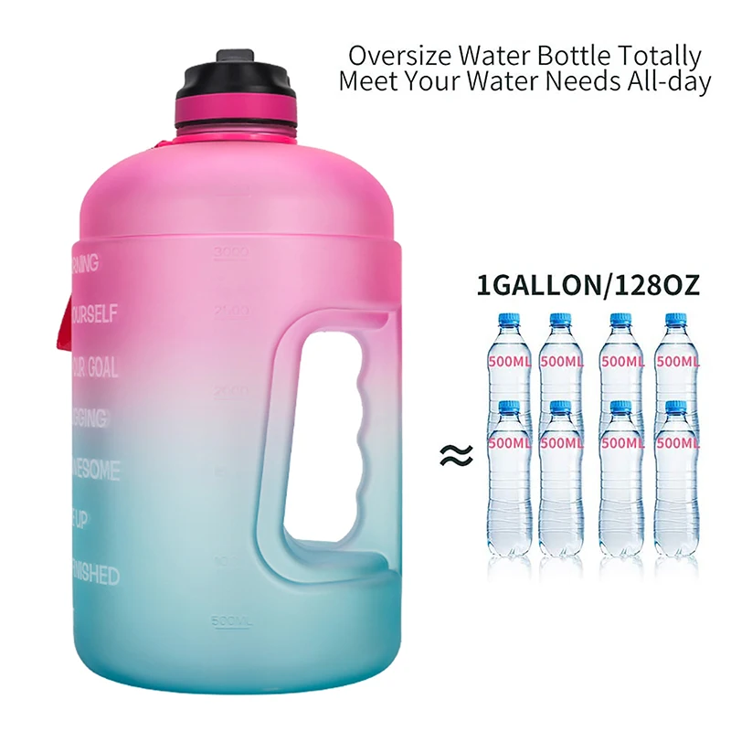 Пластиковые бутылки для воды с широким горлышком объемом л соломинкой без БФА