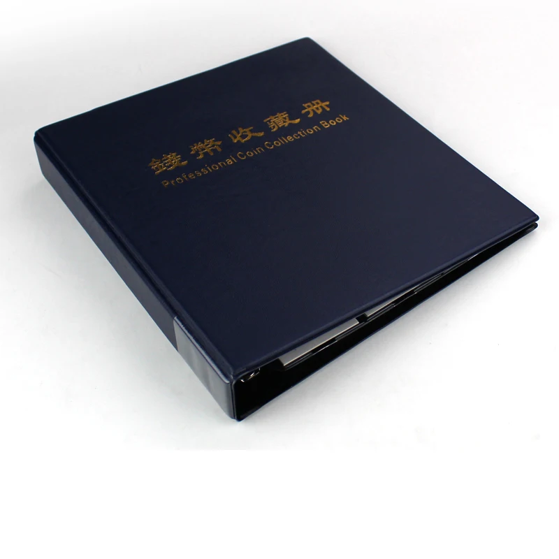 Новинка! Картонный держатель для монет PCCB 20 сменный Альбом темно синего цвета