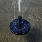 Круглый плавающий фонтан на солнечной батарее, помпа для водяного фонтана, уличное украшение садового пруда, бассейна