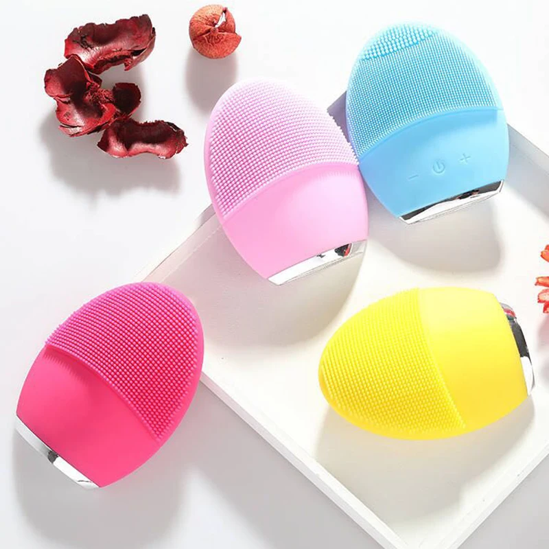 Высококачественная щетка для очищения лица Ультразвуковой вибрационный