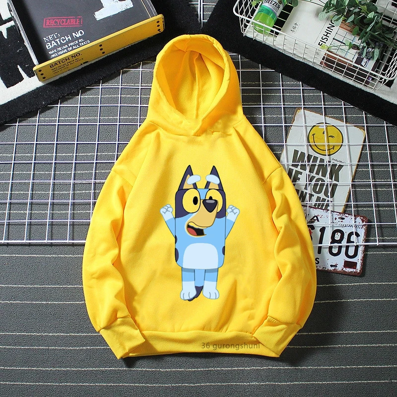 

Vogue new boys hoodie cartoon bruni print graphic kids winter clothing tops harajuku casual infant girls hoodie birthday costume