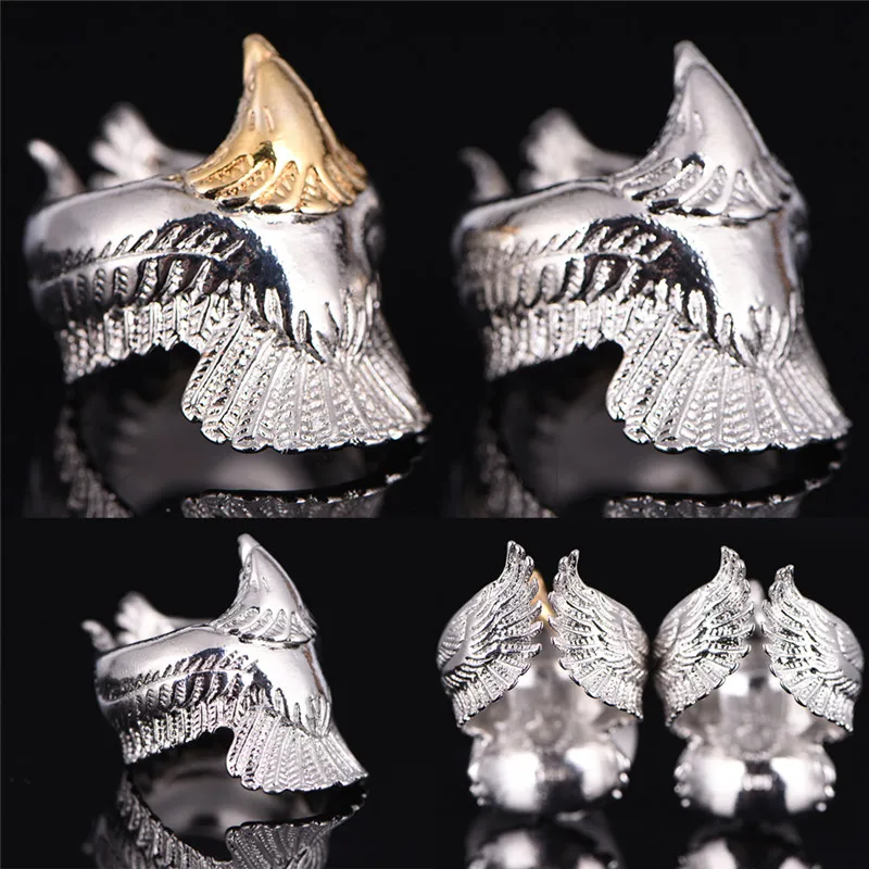 Мужское кольцо из нержавеющей стали Байкерский Орел уникальное ювелирное