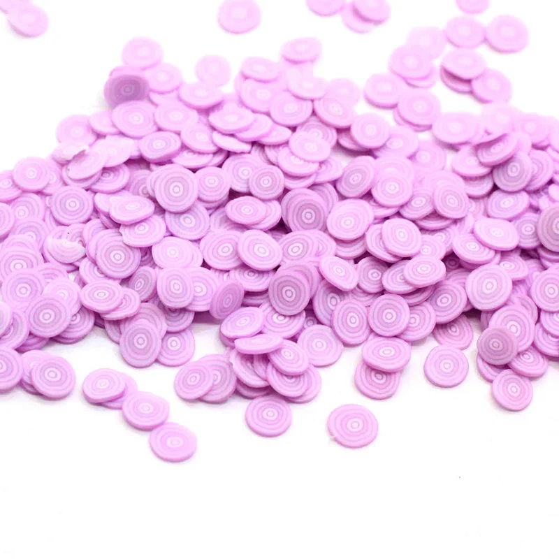 100g симуляция 3d Лук Ломтики Полимерная мягкая глина посыпка для ремесла шлама Nail