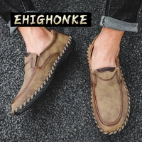 2021 new men s casual shoes loafers sneakers men s fashion leather comfortable loafers casual shoes zapatos floral waterproof