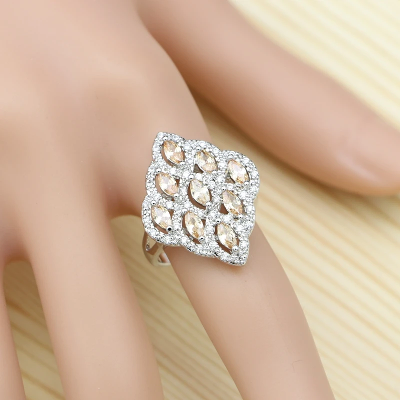 Ювелирные наборы для женщин из стерлингового серебра 925 пробы подвеска ожерелье