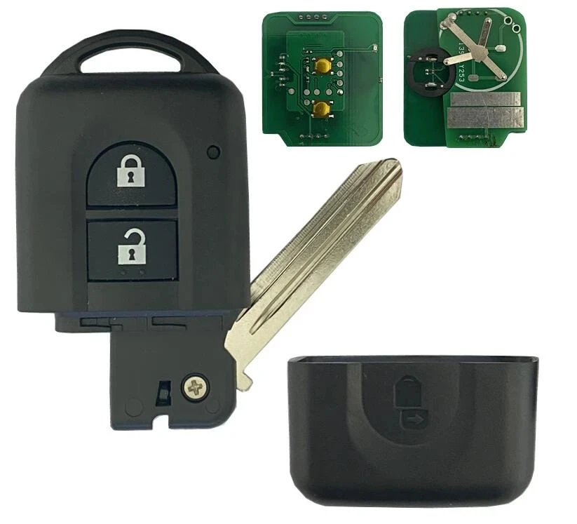 KEYECU дистанционный ключ без ключа с 2 кнопками 433 МГц чип PCF7936 для Nissan X-trail Qashqai Pathfinder