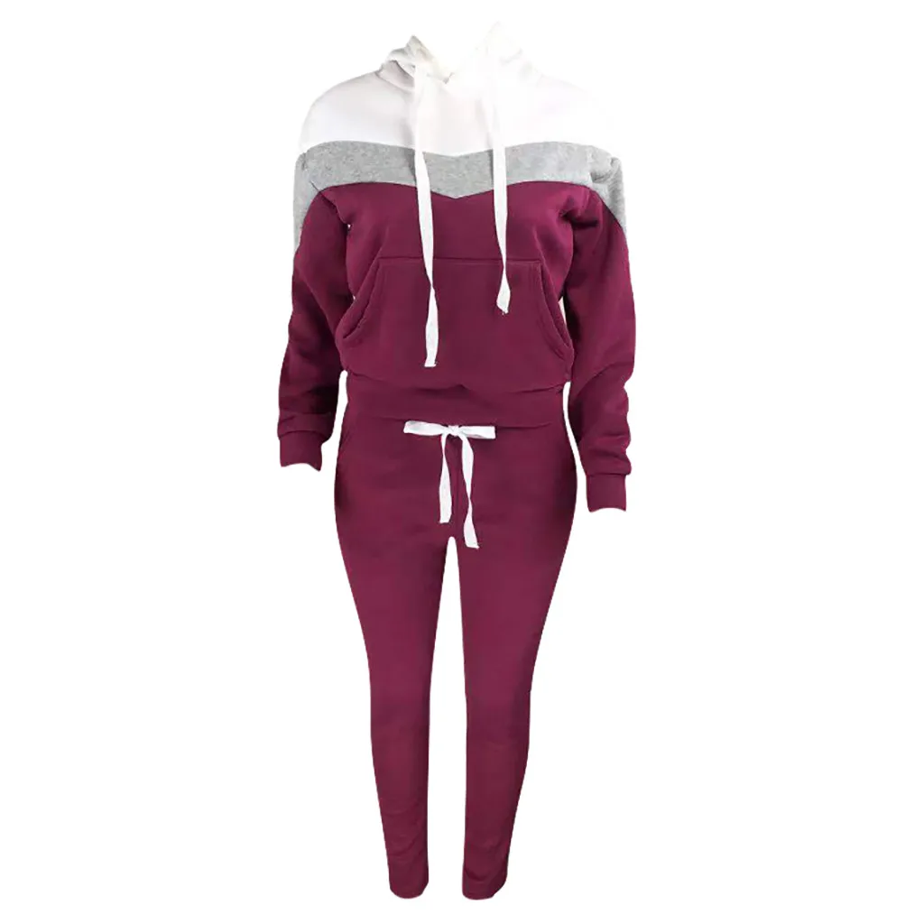 Новинка 2019 уличная одежда размера плюс комплект из двух предметов спортивный